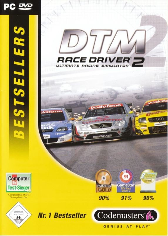 Front Cover for TOCA Race Driver 2 (Windows) (Codemasters Bestsellers release)