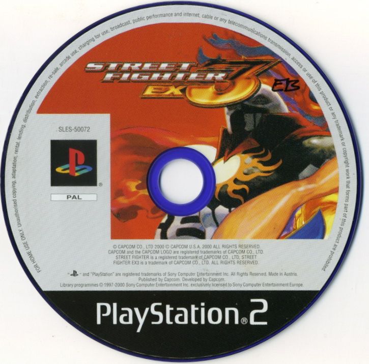 Media for Street Fighter EX3 (PlayStation 2)