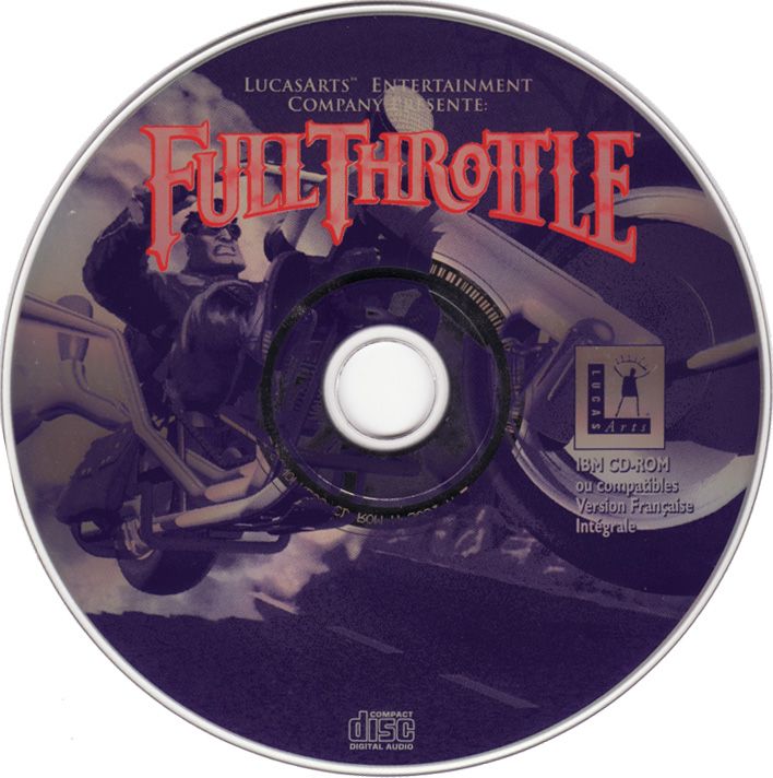 Media for Full Throttle (DOS) (Full French version)