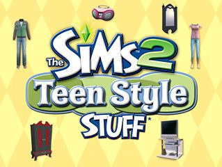 Front Cover for The Sims 2: Teen Style Stuff (Windows) (Direct2Drive release)