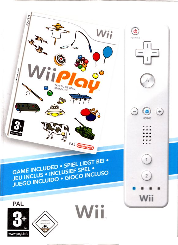 Wii Play cover or packaging material MobyGames