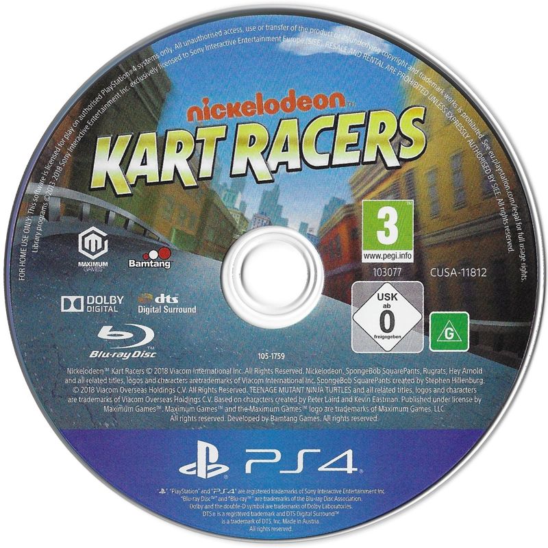 Media for Nickelodeon Kart Racers (PlayStation 4)