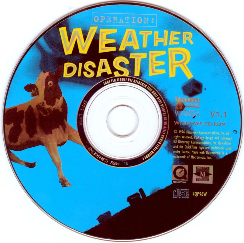 Media for Team Xtreme: Operation Weather Disaster (Windows and Windows 3.x)
