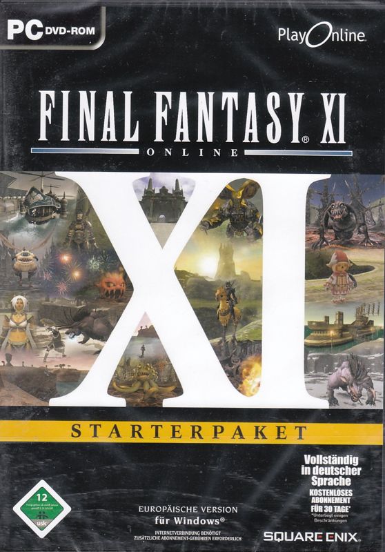 Front Cover for Final Fantasy XI Online: Starter Pack (Windows)