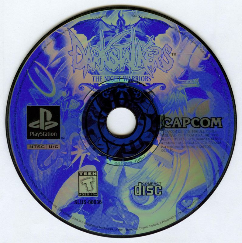 Media for Darkstalkers: The Night Warriors (PlayStation)