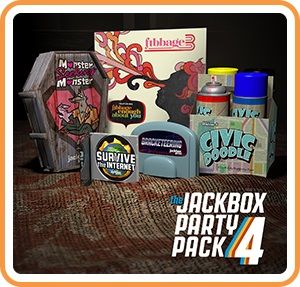 Front Cover for The Jackbox Party Pack 4 (Nintendo Switch) (download release): 1st version