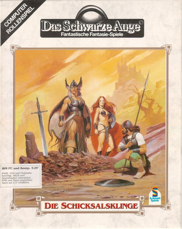 Front Cover for Realms of Arkania: Blade of Destiny (DOS) (5.25" Disk release)