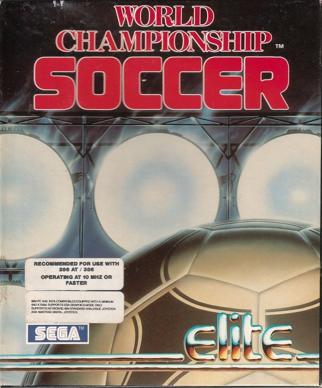 Front Cover for World Championship Soccer (DOS)