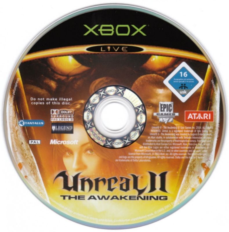 Media for Unreal II: The Awakening (Xbox)