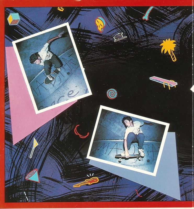 Inside Cover for Skate or Die (DOS): Left Flap