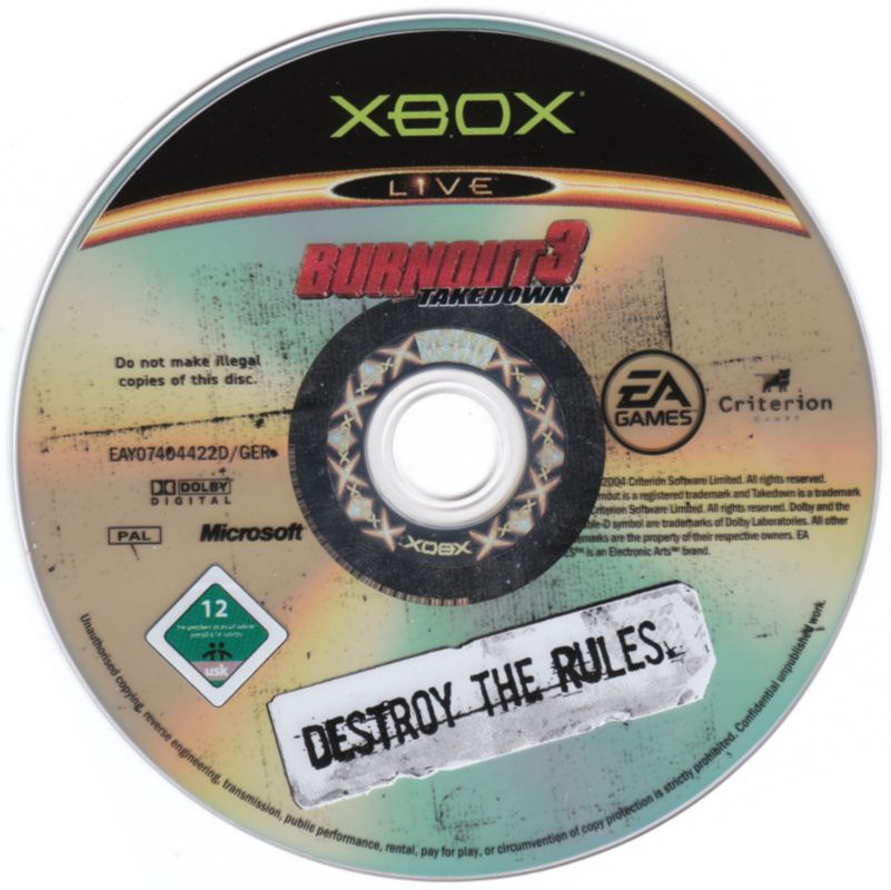 Media for Burnout 3: Takedown (Xbox)