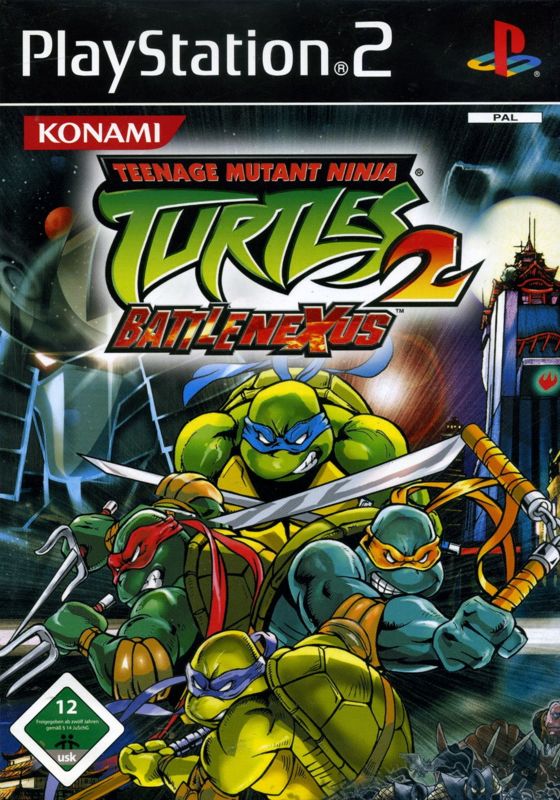 Front Cover for Teenage Mutant Ninja Turtles 2: Battle Nexus (PlayStation 2)