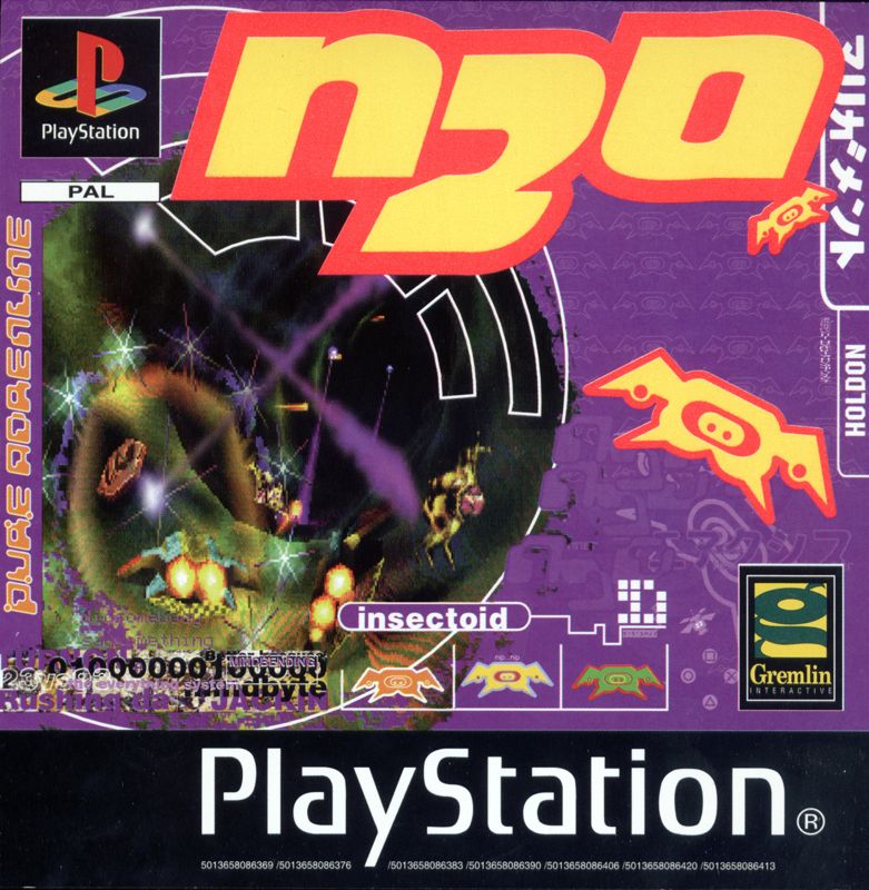 Front Cover for N2O Nitrous Oxide (PlayStation)