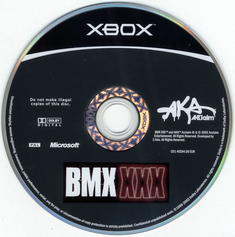 Media for BMX XXX (Xbox)