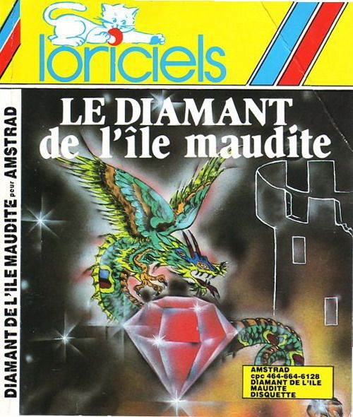 Front Cover for Le Diamant de l'Île Maudite (Amstrad CPC)
