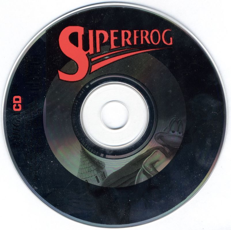 Media for Superfrog (Amiga CD32)