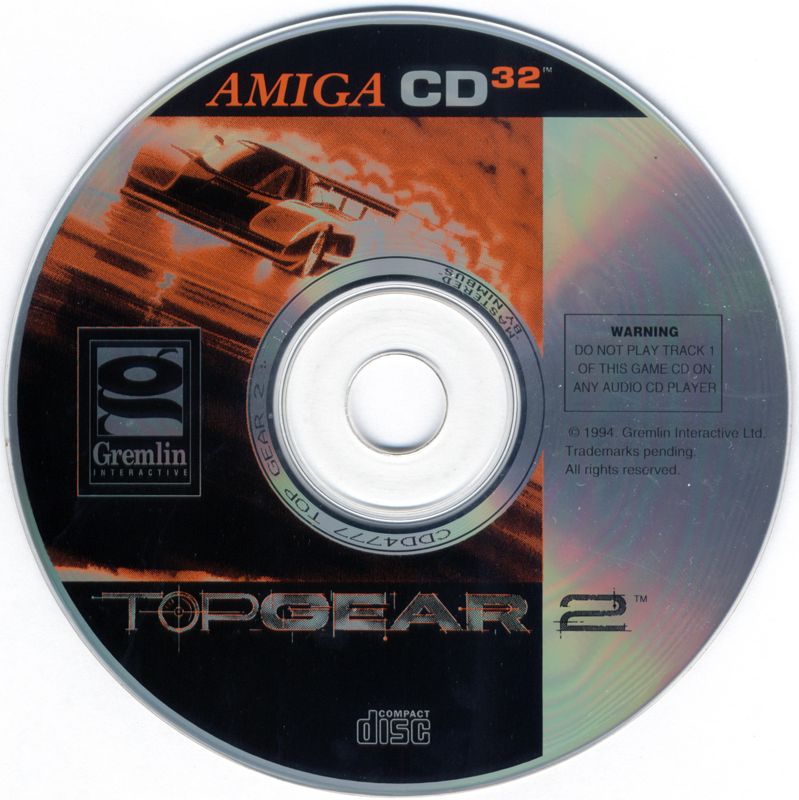 Media for Top Gear 2 (Amiga CD32)