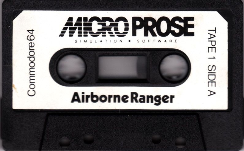Media for Airborne Ranger (Commodore 64) (Cassette release): Tape 1/2