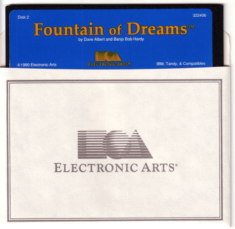 Media for Fountain of Dreams (DOS): Disk 2