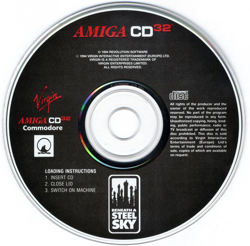 Media for Beneath a Steel Sky (Amiga CD32)