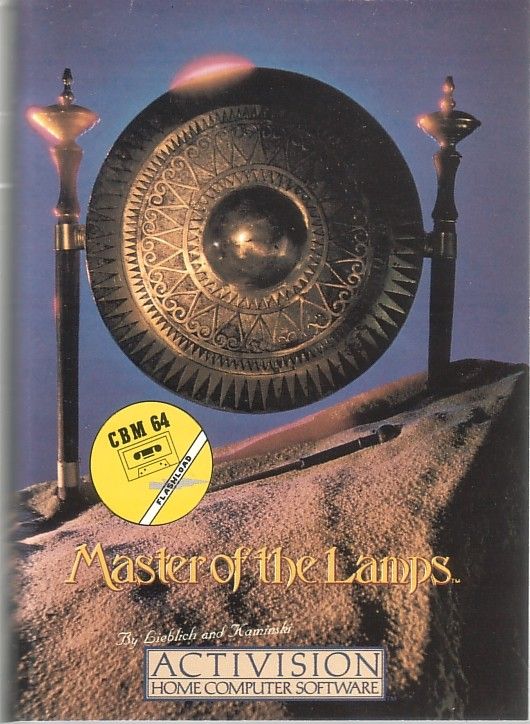 Front Cover for Master of the Lamps (Commodore 64)