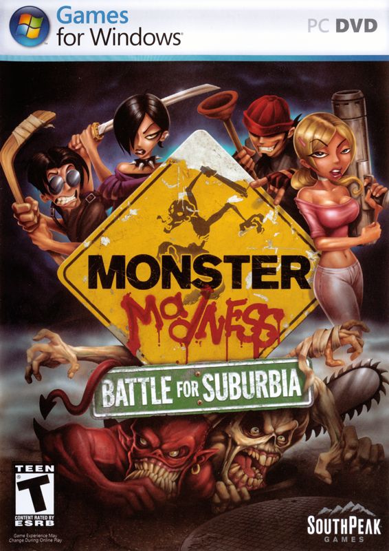 Other for Monster Madness: Battle for Suburbia (Windows): Keep Case - Front