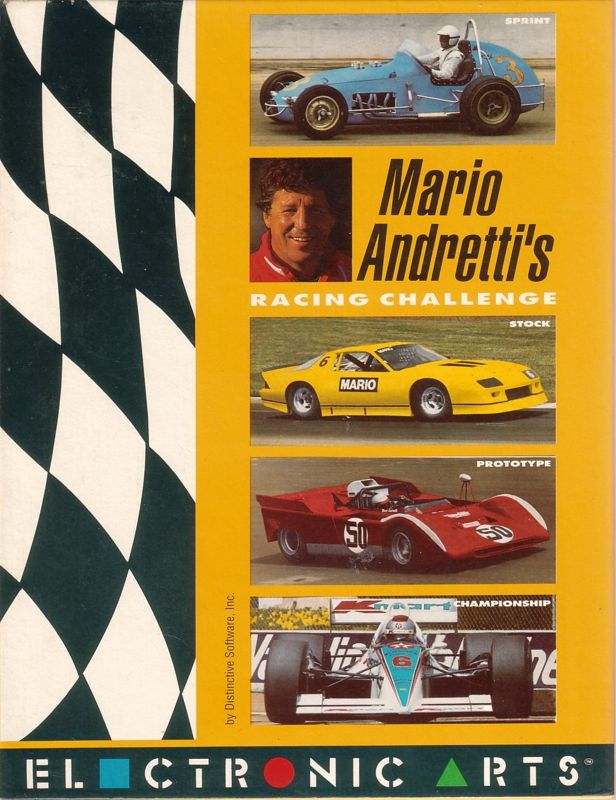 Front Cover for Mario Andretti's Racing Challenge (DOS)
