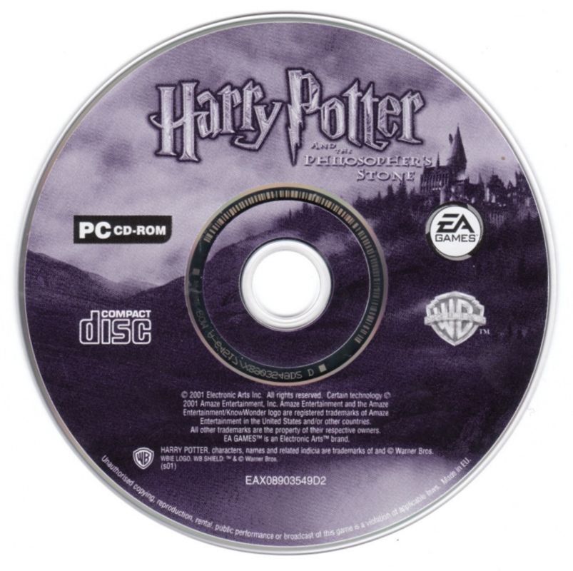 Media for Harry Potter and the Sorcerer's Stone (Windows)