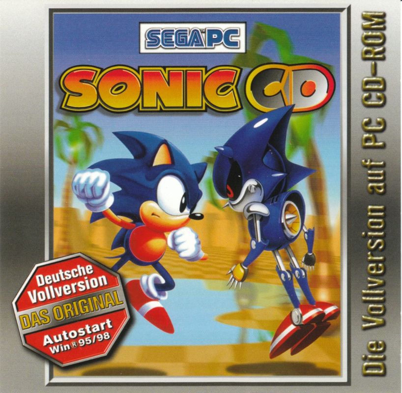 Front Cover for Sonic CD (Windows) (SWING Entertainment! Budget Re-Release)