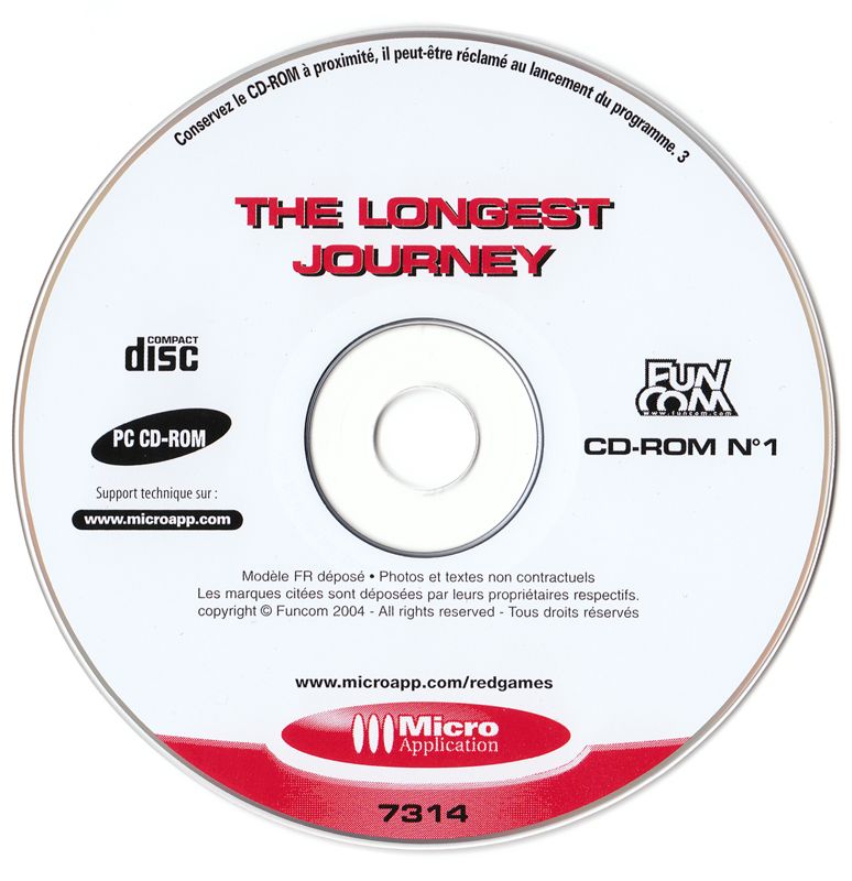 Media for The Longest Journey (Windows) (Red Games release): Disc 1/2