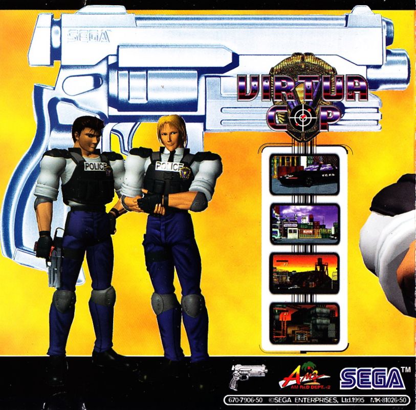 Other for Virtua Cop (SEGA Saturn) (Box w/ Light Gun & Game): Jewel Case - Inside Left
