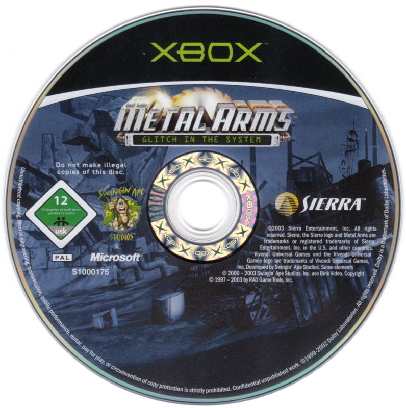 Metal Arms Glitch in the System cover or packaging material MobyGames