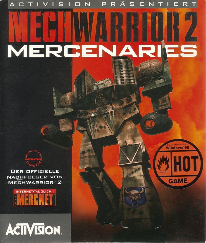 Front Cover for MechWarrior 2: Mercenaries (DOS and Windows)