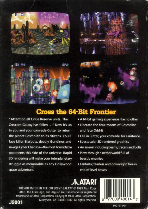 Back Cover for Trevor McFur in the Crescent Galaxy (Jaguar)