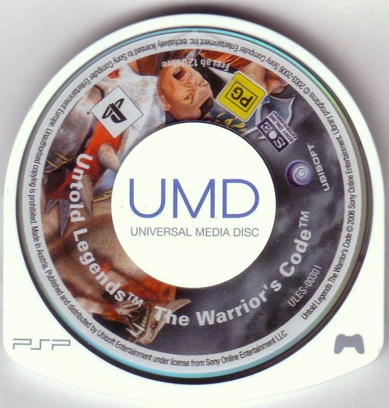 Media for Untold Legends: The Warrior's Code (PSP)