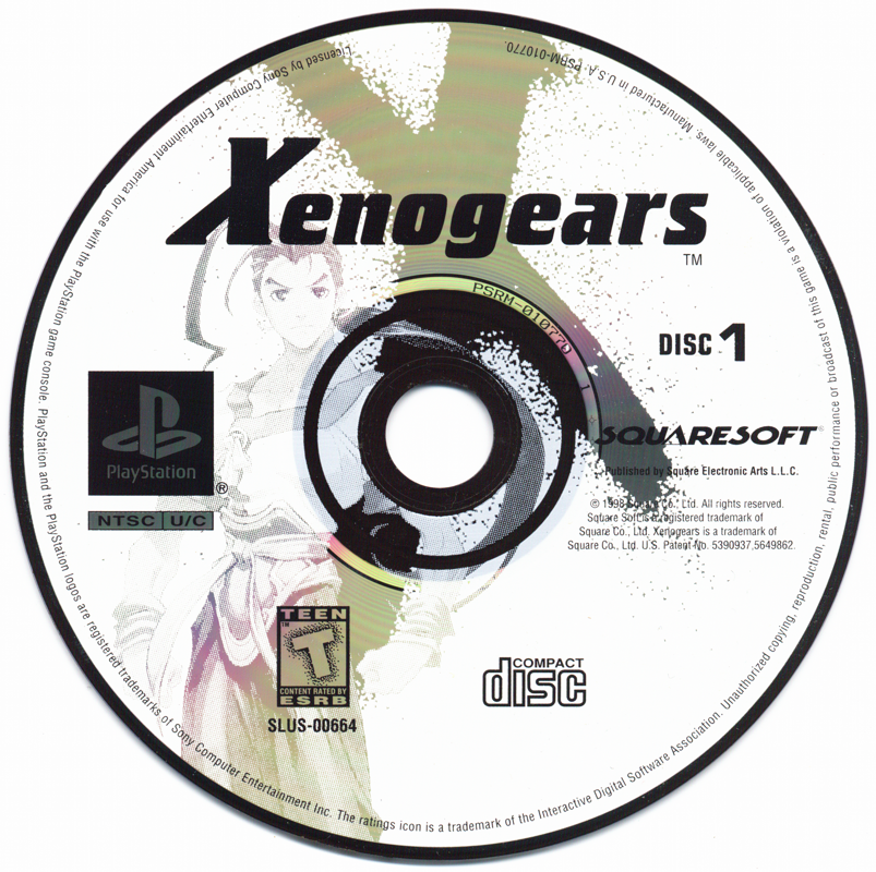 Media for Xenogears (PlayStation): Disc 1