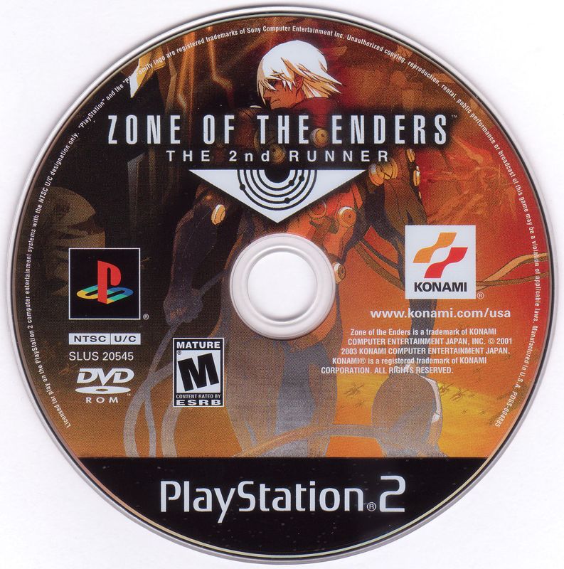 Media for Zone of the Enders: The 2nd Runner (PlayStation 2)