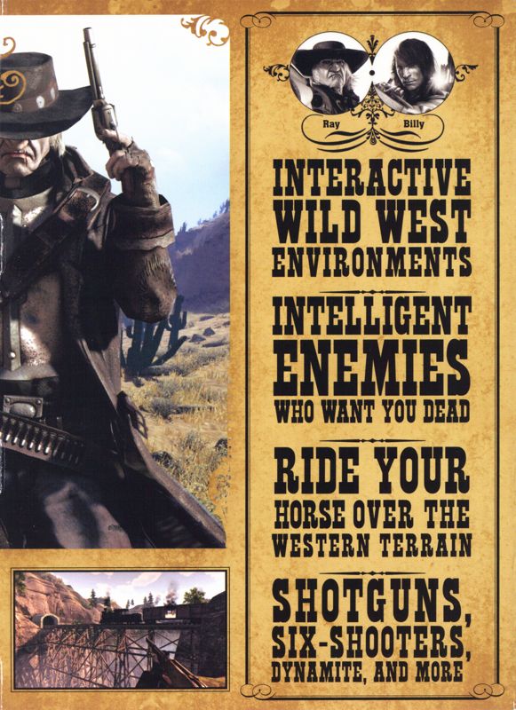 Inside Cover for Call of Juarez (Windows): Right Flap