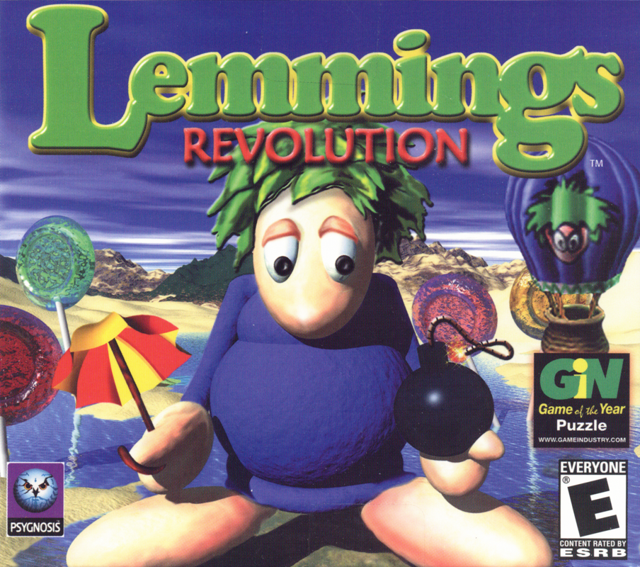 Front Cover for Lemmings Revolution (Windows) (Budget re-release)