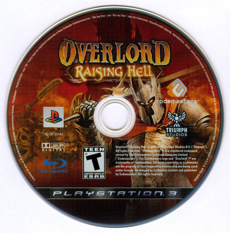 Media for Overlord: Raising Hell (PlayStation 3)