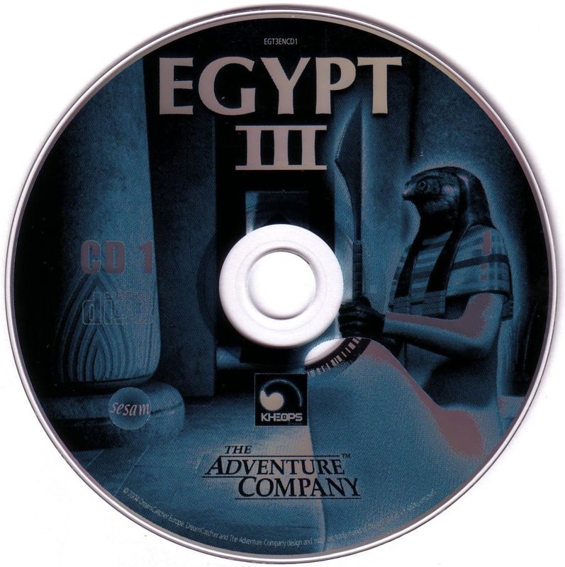 Media for The Egyptian Prophecy (Windows): Disc 1/3