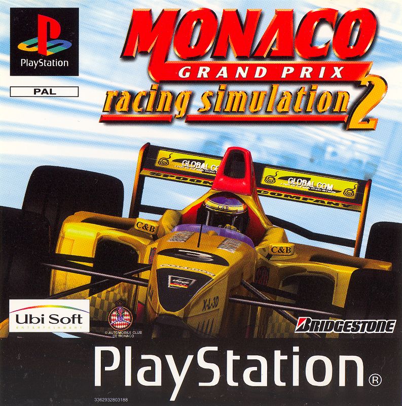 Front Cover for Monaco Grand Prix Racing Simulation 2 (PlayStation)