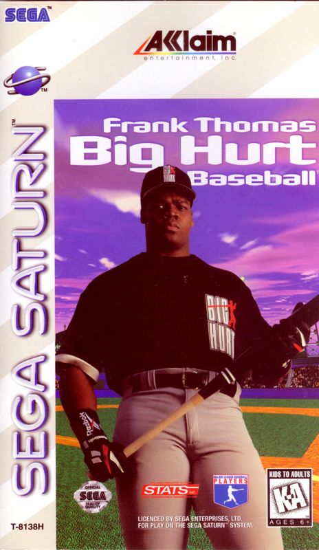 Front Cover for Frank Thomas Big Hurt Baseball (SEGA Saturn)