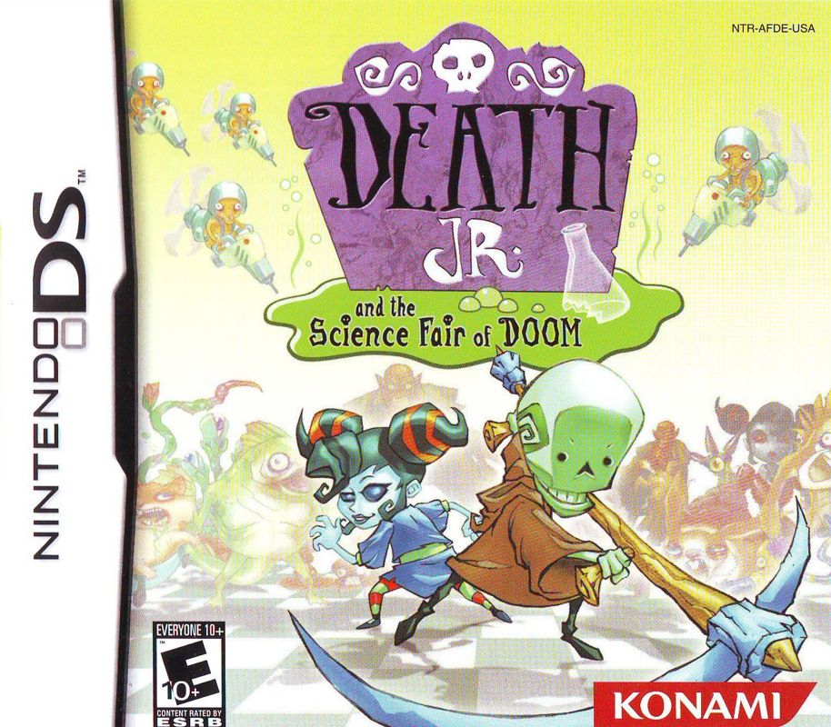 Front Cover for Death Jr. and the Science Fair of Doom (Nintendo DS)