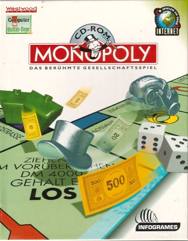 Front Cover for Monopoly (Windows and Windows 3.x) (2001 Infogrames re-release)