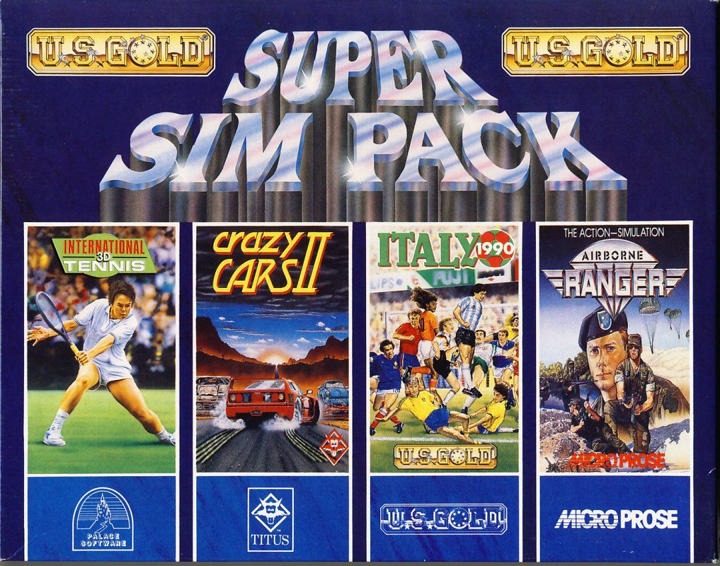 Front Cover for Super Sim Pack (Commodore 64)