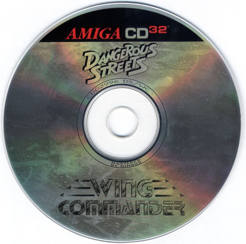 Media for Dangerous Streets / Wing Commander (Amiga CD32)
