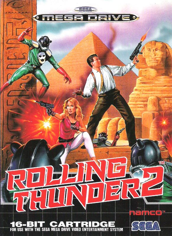 Front Cover for Rolling Thunder 2 (Genesis)