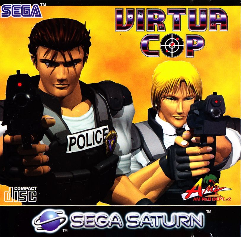 Other for Virtua Cop (SEGA Saturn) (Box w/ Light Gun & Game): Jewel Case - Front