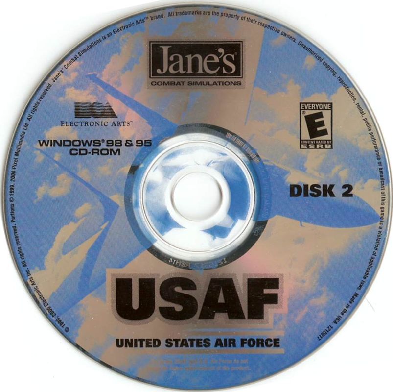 Media for Jane's Combat Simulations: USAF - United States Air Force (Windows): Disc 2